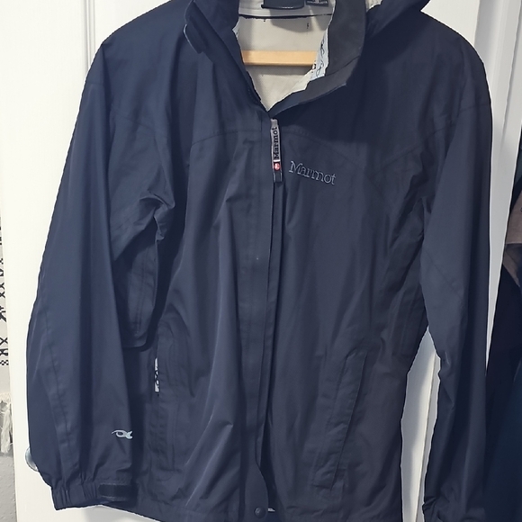 Marmot Jackets & Blazers - Marmot Black Hooded Jacket